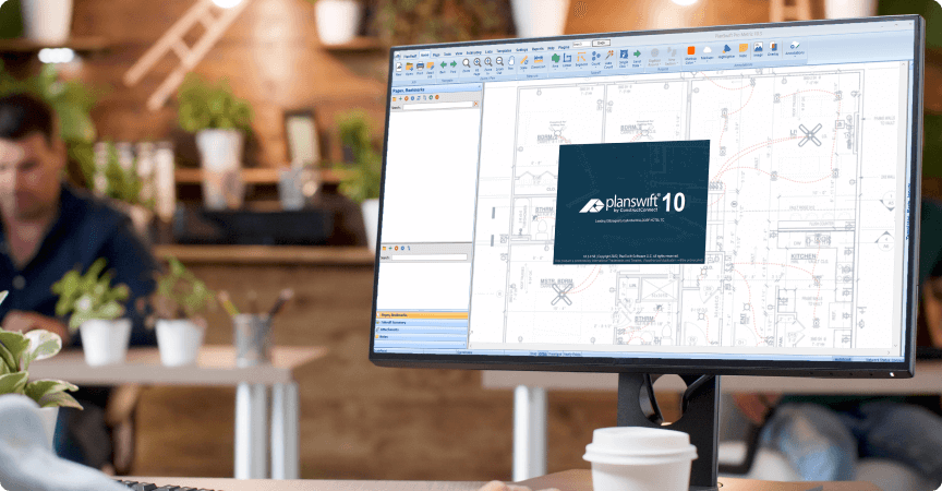 LantroTech's Estimators using PlanSwift software for material takeoff.
